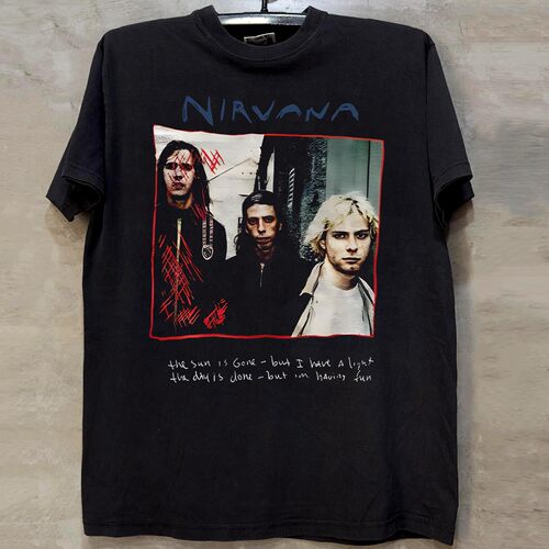 Grunge乐队摇滚朋克嘻哈纯棉Tee