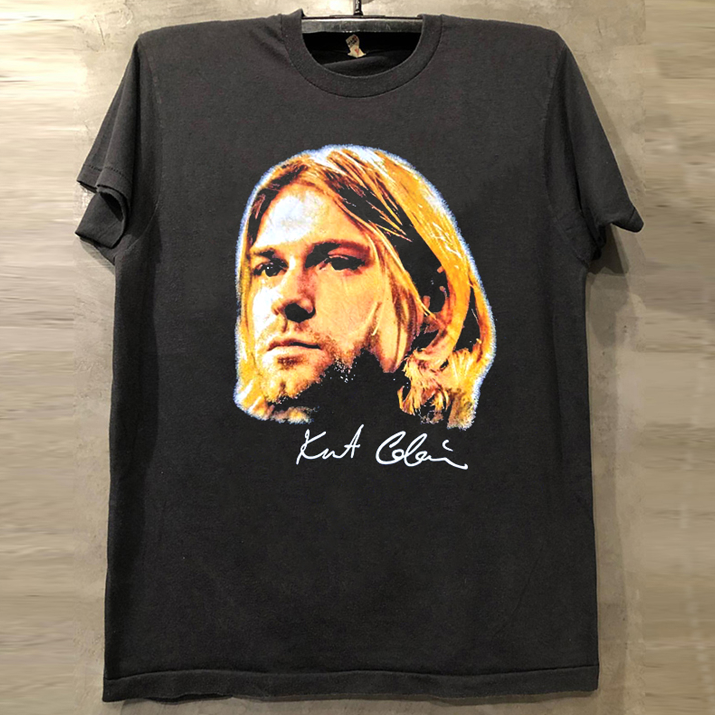 科特柯本周边美式重磅棉短袖T恤