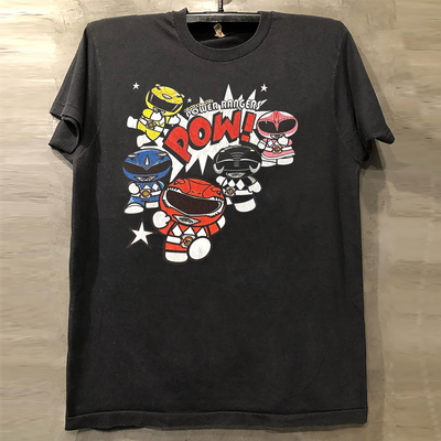 超凡战队美式重磅纯棉短袖T恤潮