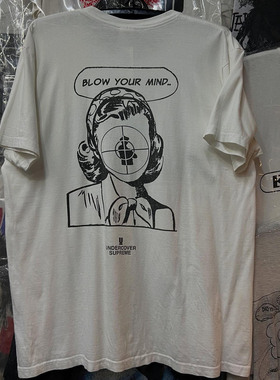 Blow Your Mind线条短袖T恤潮牌oldschool极简学院风重磅纯棉半袖