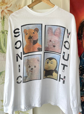 Sonic Youth音速青年摇滚乐队长袖T恤衫ulzzang学院风美式上衣潮