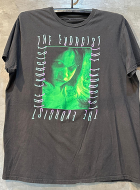 The Exorcist驱魔人经典恐怖电影vintage复古短袖男女宽松质感T恤