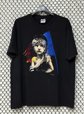 Les Miserables悲惨世界音乐剧oversize美式高街短袖男女纯棉T恤