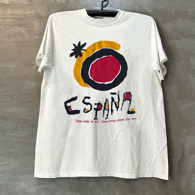 美式潮牌小领口重磅纯棉短袖T恤