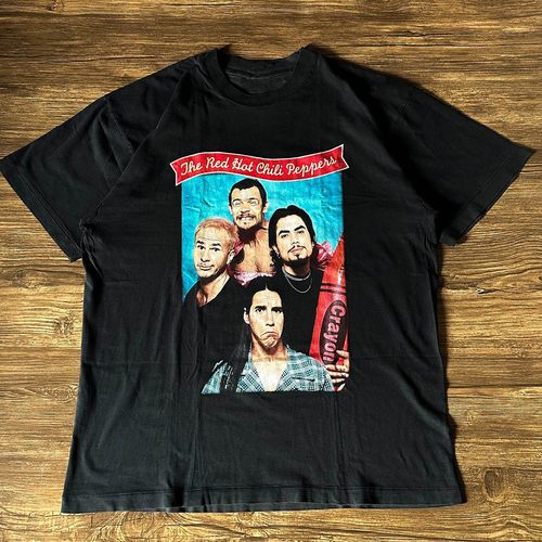RHCP红辣椒乐队复古童趣风短袖