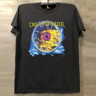 Dream Theater梦剧院乐队前卫金属短袖T恤vintage美式复古半袖男