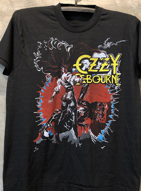 Ozzy Osbourne奥兹乐队欧美cec高级感重金属短袖街头OS风男女T恤