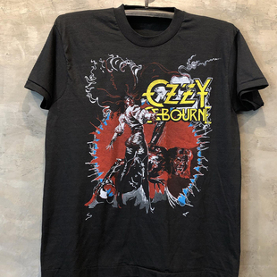 Ozzy Osbourne奥兹乐队欧美cec高级感重金属短袖街头OS风男女T恤