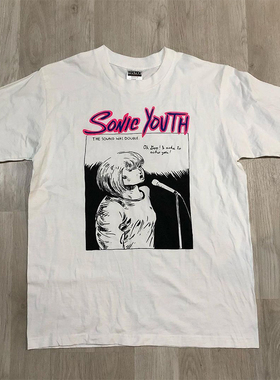 Sonic Youth音速青年朋克摇滚乐队短袖T恤男女FOG高街半袖情侣装