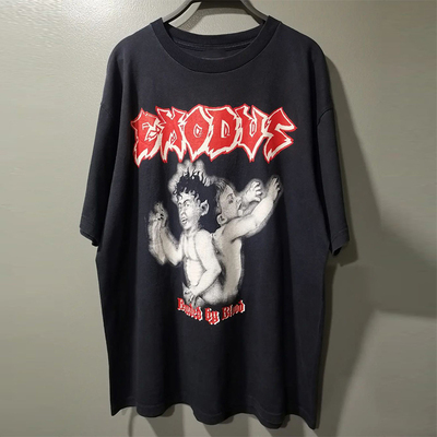 Exodus乐队激流金属周边短袖