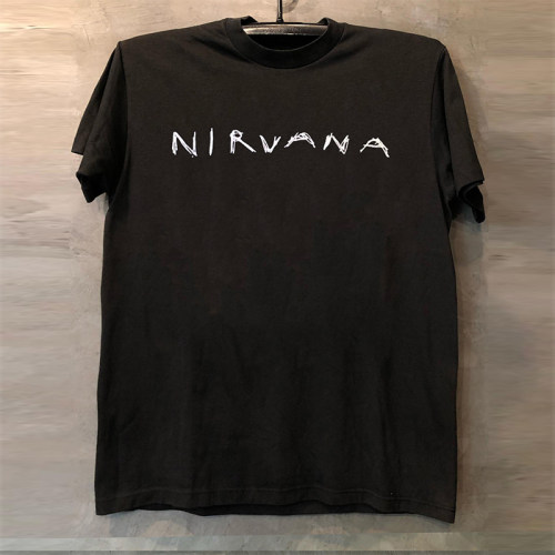 Nirvana涅槃乐队高街摇滚短袖