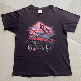 Pink Floyd平克·弗洛伊德乐队专辑短袖T恤chic美式小领口半袖潮