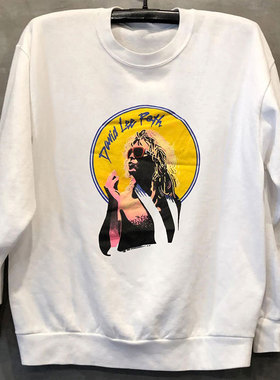 Van Halen范海伦乐队David Roth罗斯人像vintage美式复古长袖卫衣