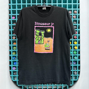 Dinosaur Jr恐龙二世摇滚乐队短袖T恤ulzzang盐系慵懒美式半袖潮