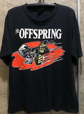 The Offspring后裔乐队欧美流行独立朋克摇滚男女复古高街短袖T恤