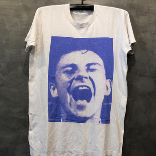 Morrissey史密斯主唱莫里西童年人像印花短袖cec美潮慵懒风T恤男