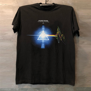 平克弗洛伊德乐队Roger Waters高街学院风chic男女简约短袖T恤棉