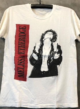 摇滚玛丽莎伊瑟莉姬Melissa Etheridge设计感小众潮牌男女短袖t恤