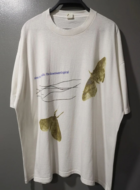 Nine Inch Nails九寸钉乐队chic高街嘻哈风短袖男女高级感宽松T恤