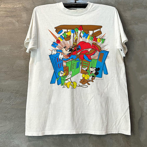 HollywoodMickey卡通动漫短袖