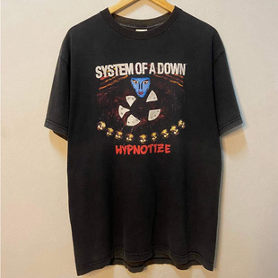 System of a Down体制崩溃乐队油画风chic嘻哈男女hiphop短袖T恤