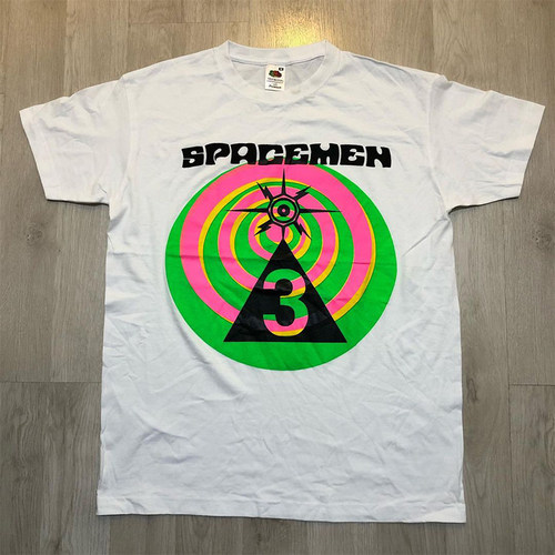 致敬80年代欧美摇滚Spacemen 3乐队短袖T恤男街头嘻哈vintage半袖
