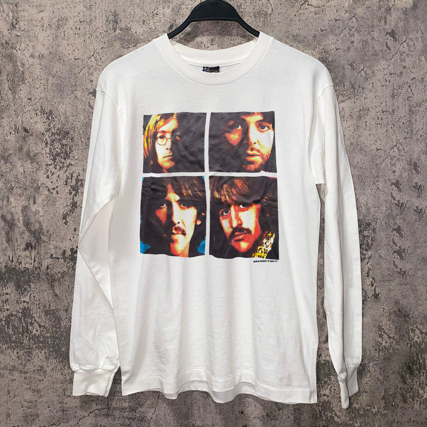 The Beatles披头士乐队摇滚嘻哈说唱歌手周边美式街头长袖T恤男女
