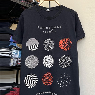 Twenty One Pilots二十一名飞行员乐队专辑短袖T恤高级感痞帅半袖