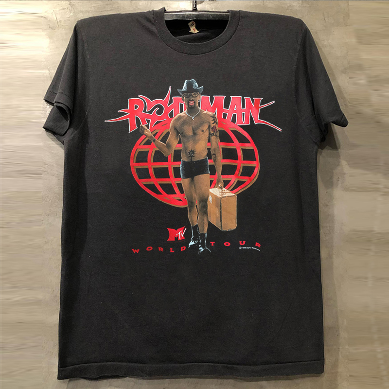 篮板王丹尼斯·罗德曼美式T恤棉