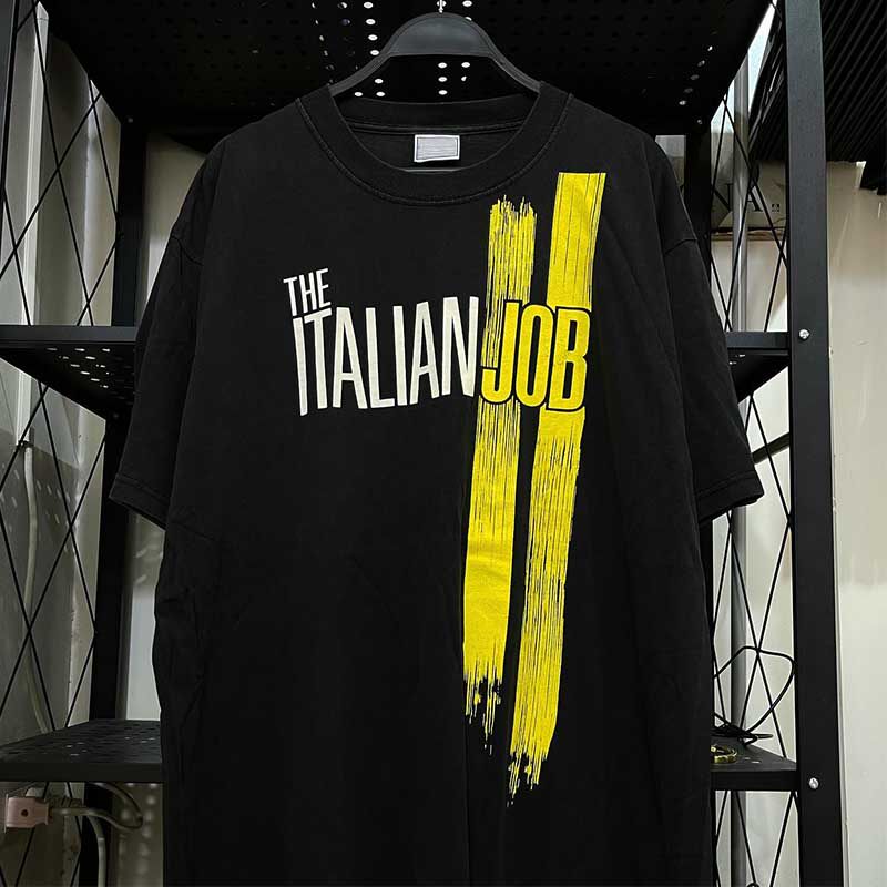 The Italian Job偷天换日冒险电影潮牌短袖T恤chic美式痞帅半袖男