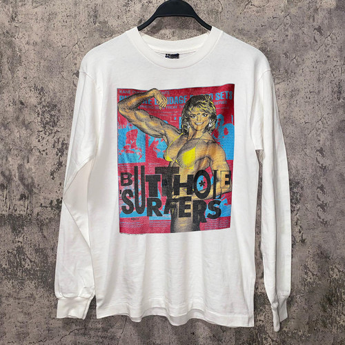 ButtholeSurfers乐队美式长袖衫