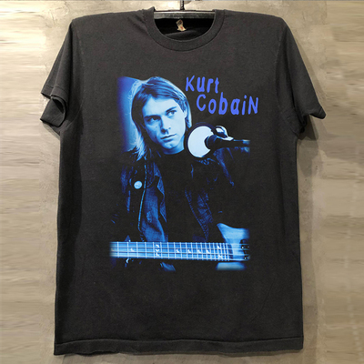 科特柯本周边美式重磅棉短袖T恤