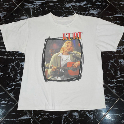 短袖T恤高街重磅男女科特柯本