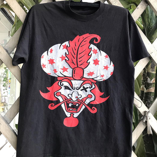 Insane Clown Posse疯狂小丑团乐队专辑封面hiphop炸街短袖T恤男