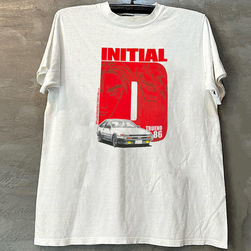 InitialD动漫复古纯棉半袖