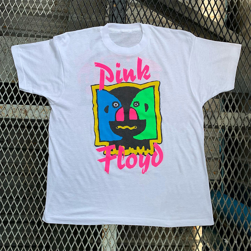 pink floyd平克弗洛伊德乐队白鬼hiphop嘻哈短袖高街y2k男女t恤棉