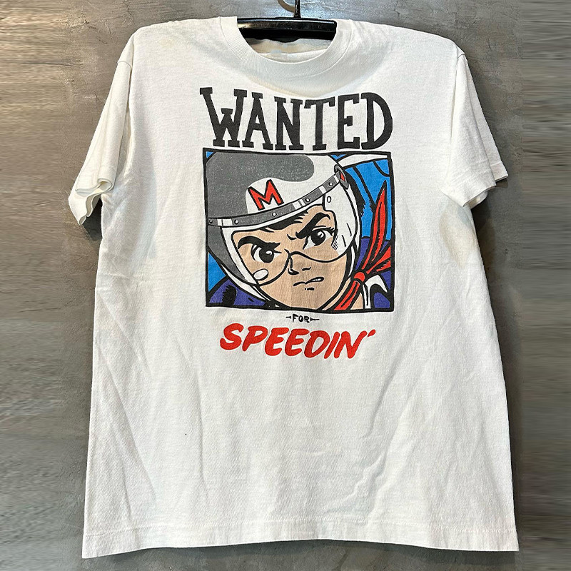 短袖T恤卡通电影男女极速赛车手