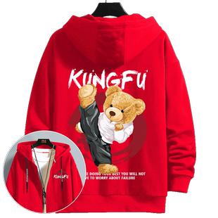 开衫卫衣男2026新款春秋款青少年连帽外套初中生学生春装运动夹克