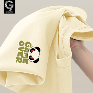 青少年短袖t恤男纯棉夏季2026新款初中高中学生半袖上衣男生体恤