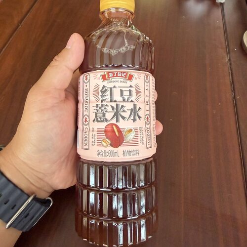 8月到期豆丁日记600ml*4瓶红豆薏米水植物饮料夏季饮料0糖0脂