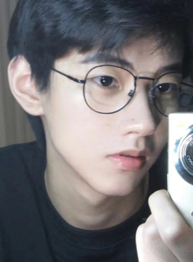 金属圆框近视眼睛镜架日系复古黑框防蓝光抗辐射配有度数眼镜框男