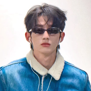 赖伟明同款墨镜男款2026新款高级感复古小框防紫外线近视太阳眼镜