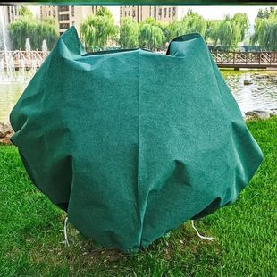 铁树防冻罩无纺布包带秋冬耐寒抗风园艺防寒灌木过花草雪套绿化房