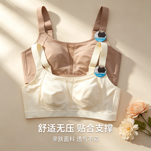 香蜜闺秀轻盈无钢圈内衣CD杯四排
