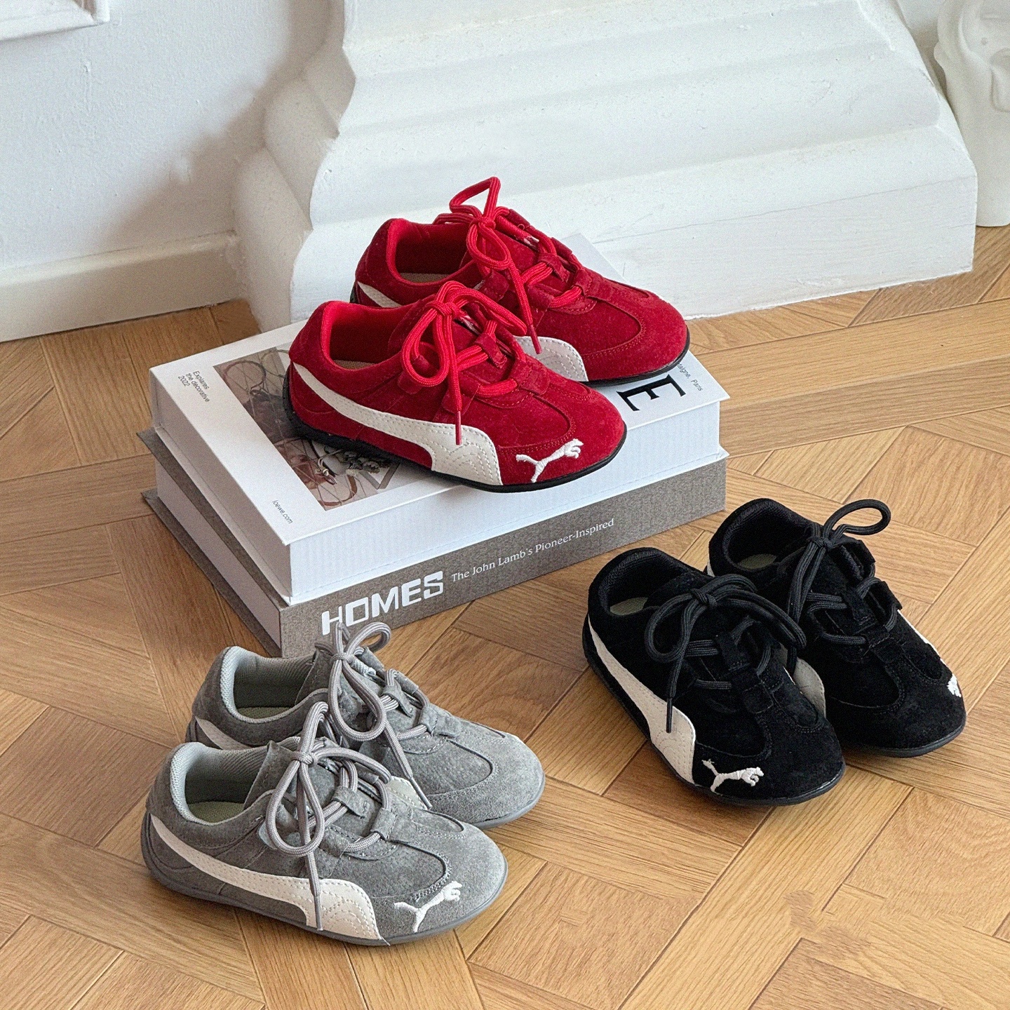 真皮女童鞋2025秋新款儿童运动鞋