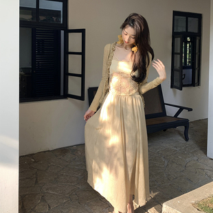 【清仓商品不退不换】春日花絮 百搭文艺气质别致大摆伞裙半身裙