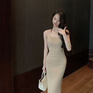 【清仓商品不退不换】钓系姐姐/打底针织吊带长裙