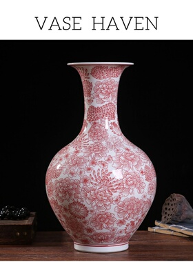 宋代美学特别好看的中式氛围感花瓶2026热卖家居客厅玄关书房摆件