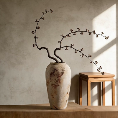 宋式美学超好看侘寂风老旧粗陶罐