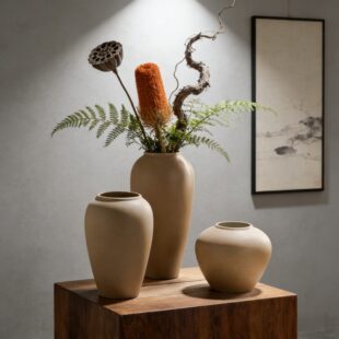 宋代宋式美学特别好看新中式禅意氛围感花瓶腊梅雪柳冬青专用花器